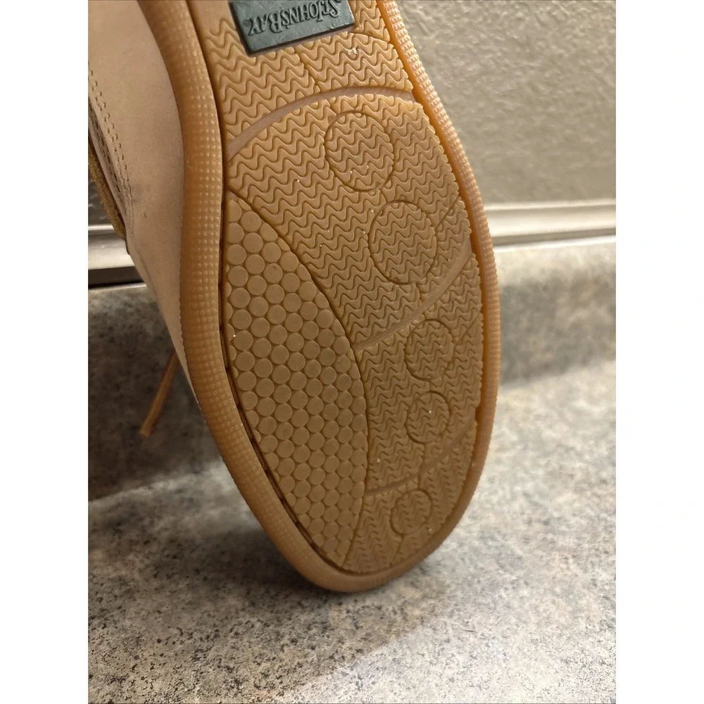 St John's Bay Boat Shoes Men's Sz 9.5 M 016-8000 Tan Brown Excellent Cond.